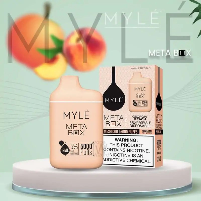 MYLE META BOX GEORGIA PEACH 5000 PUFFS