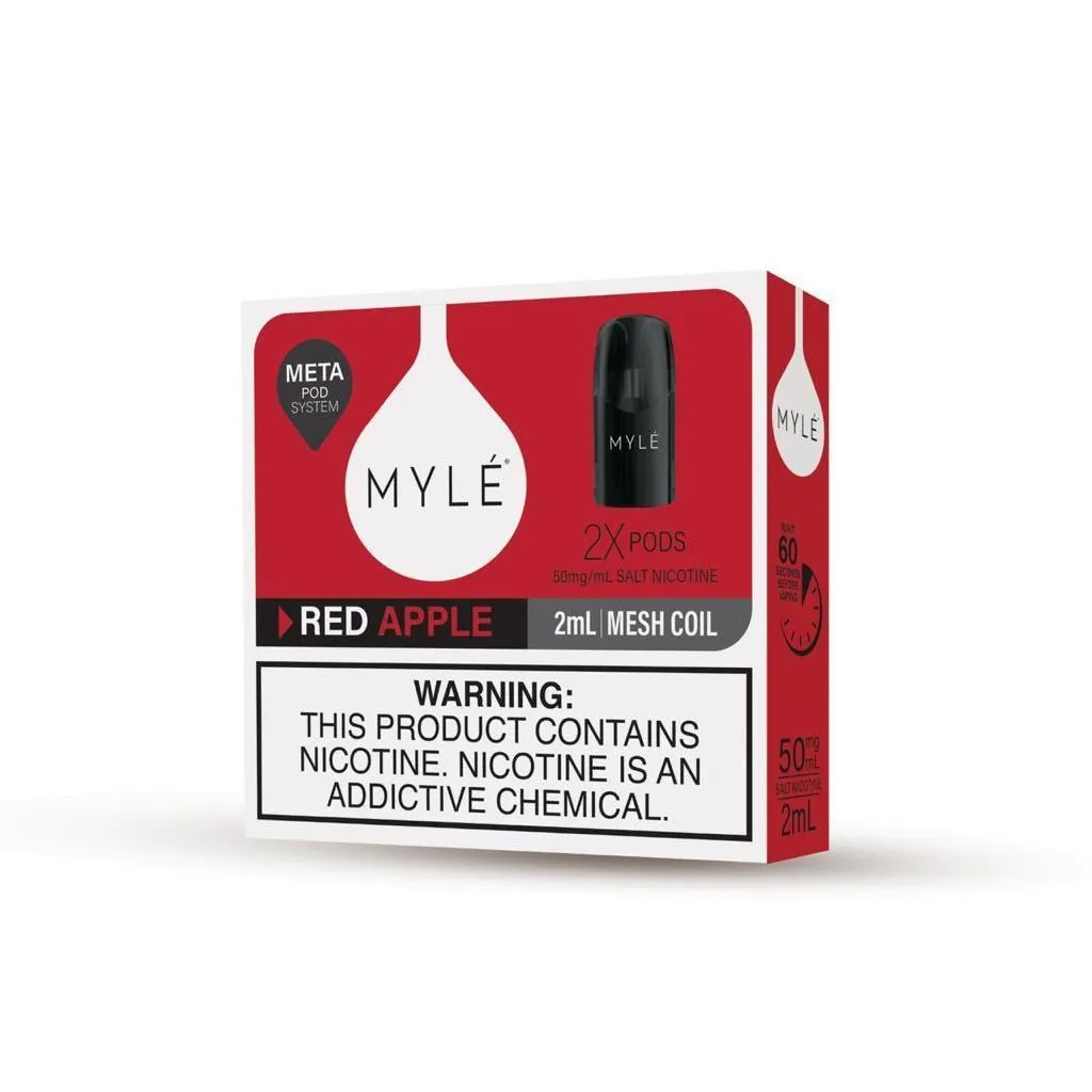 MYLE V5 META POD RED APPLE