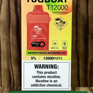 Tugboat T12000 Mango Peach Watermelon Disposable Vape
