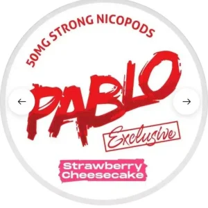Strawberry Cheesecake Exclusive Nicotine Pouches By Pablo 50Mg