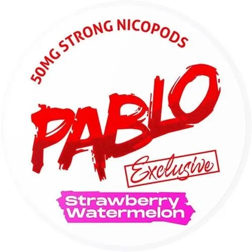Strawberry Watermelon Exclusive Nicotine Pouches By Pablo 50Mg