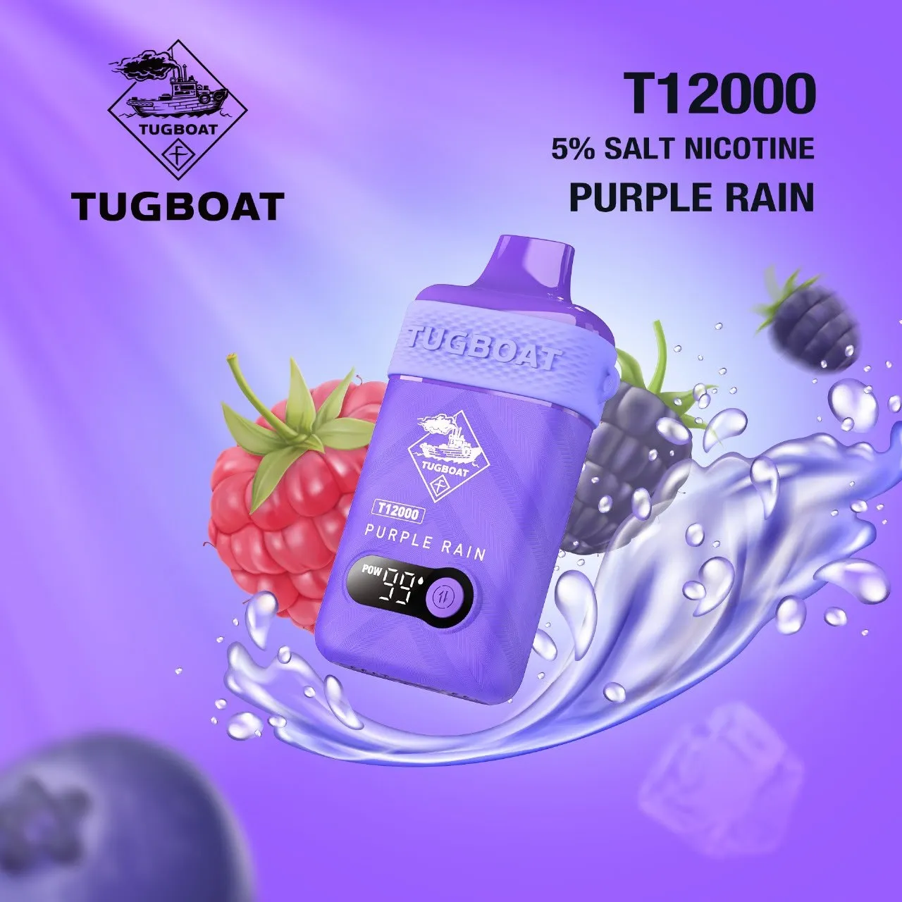 Tugboat T12000 Purple Rain Disposable Vape