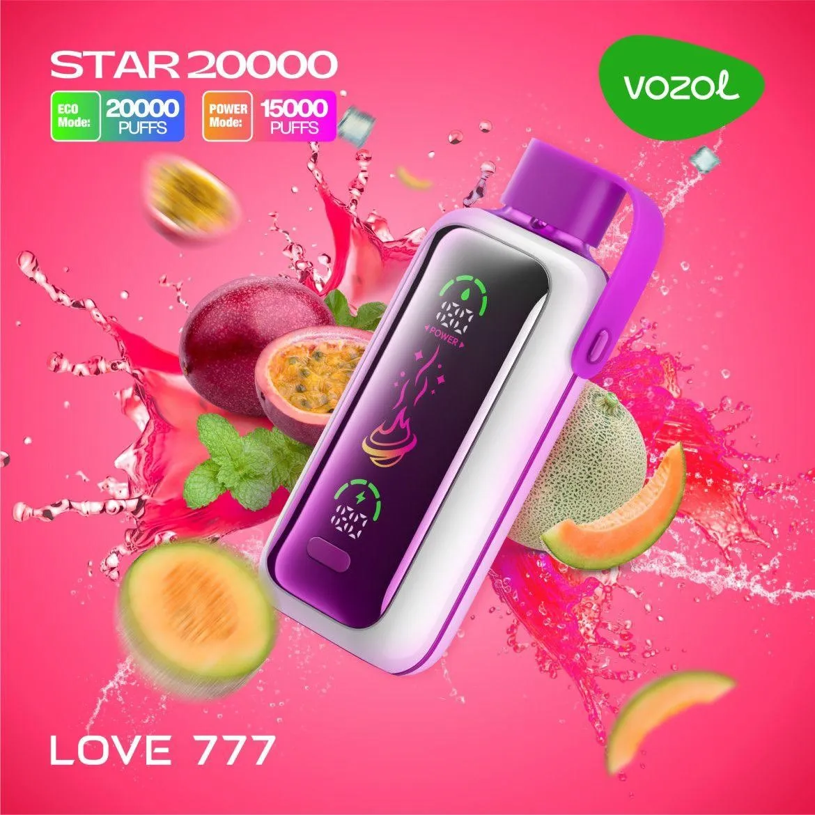 Vozol Vista 20000 Puffs Disposables Vape Love 777