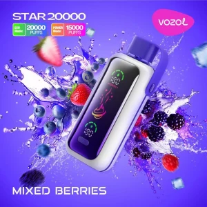 Vozol Vista 20000 Puffs Disposables Vape Mixed Berries