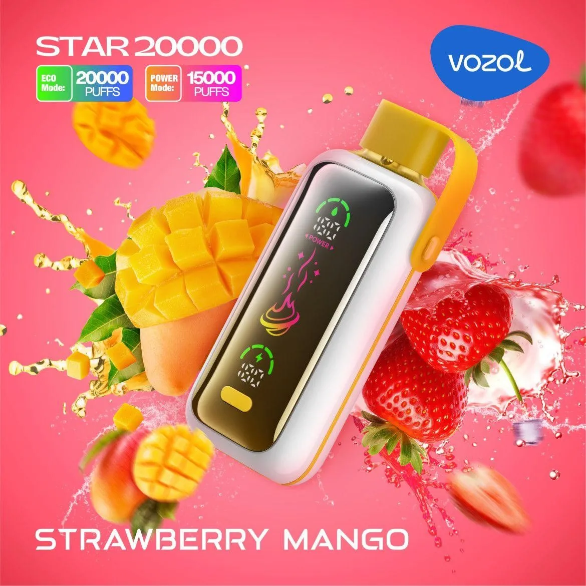 Vozol Vista 20000 Puffs Disposables Vape Strawberry Mango