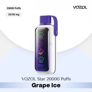 Vozol Vista 20000 Puffs Disposables Vape Grape Ice