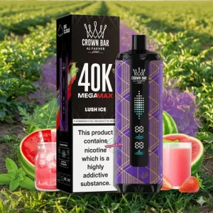 Al Fakher Crown Bar Mega Max Disposables Vape Lush Ice