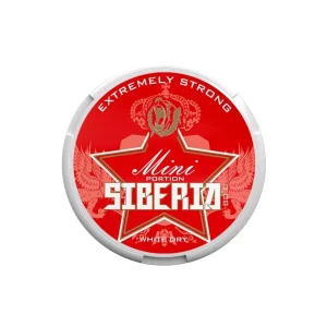 Siberia Mini White Dry Portion Nicotine Pouches