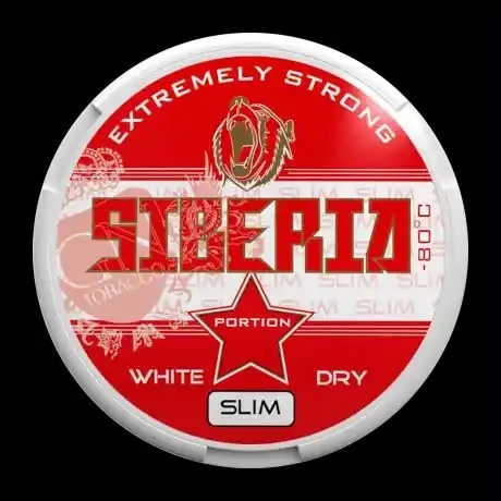 Siberia Slim White Dry Nicotine Pouches